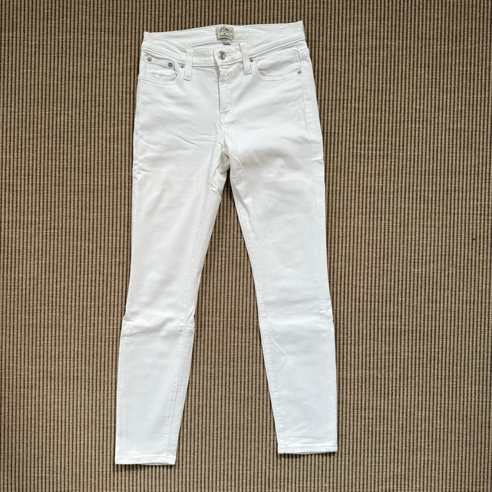 J. Crew White Skinny Jeans
